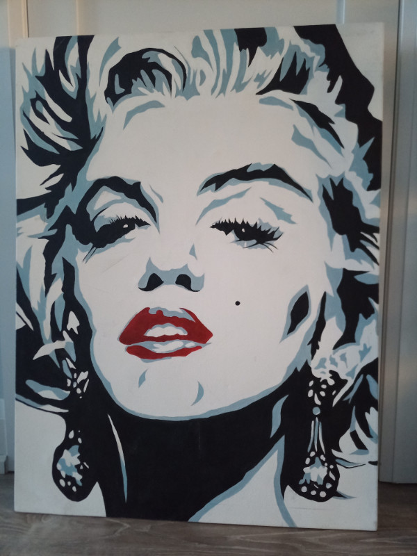 Marilyn Monroe Canvas Print 30x40" in Arts & Collectibles in City of Toronto