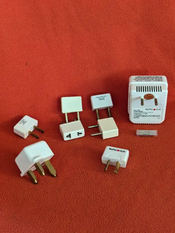 A variety of electrical power plug adapters / converters62863736815747125