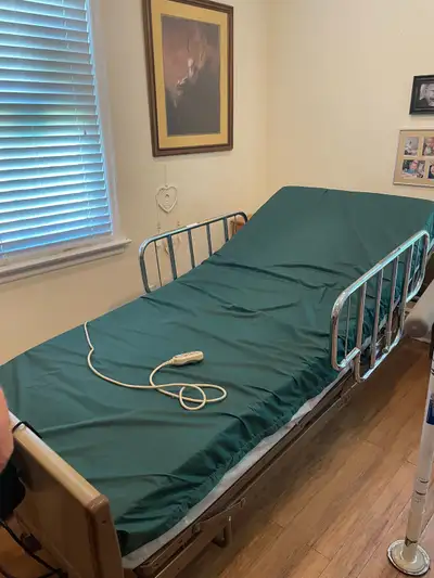 Hospital Bed with Span pressure guard air therapy mattress , View more