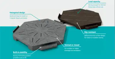 PGS Hex Slabs are a strong, durable lightweight product that is super easy to install and remove. It...