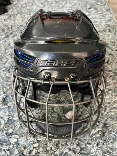 Bauer Jr Hockey Helmet with Cage, View more