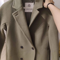 Babaton The Slouch Olive Green Coat