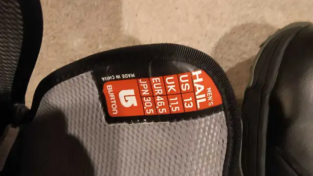 Burton snowboard boots size 13 in Snowboard in Lethbridge - Image 4