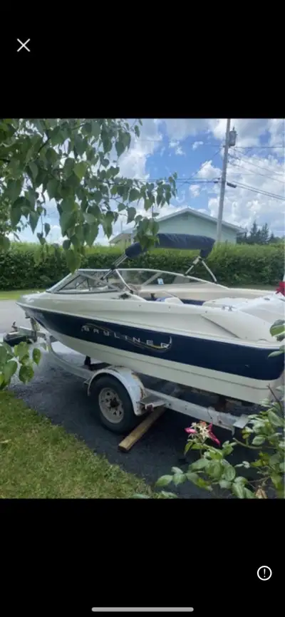 Engine has been replaced has a brand new carb rebuild last summer new spark plugs …trailer has new b...