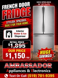 NEW 36” GE Fridge (Internal Ice & Water Dispenser)   London Ontario Preview