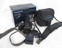 Panasonic Lumix DMC-FZ18 Black Digital Camera in Box