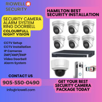HOME SECURITY CAMERA SYSTEM AVAILABLE FOR INSTALLATION AND SALE