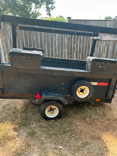 Small utility trailer new tires and rims pulls amazing 3 small tool boxes for straps spare tire