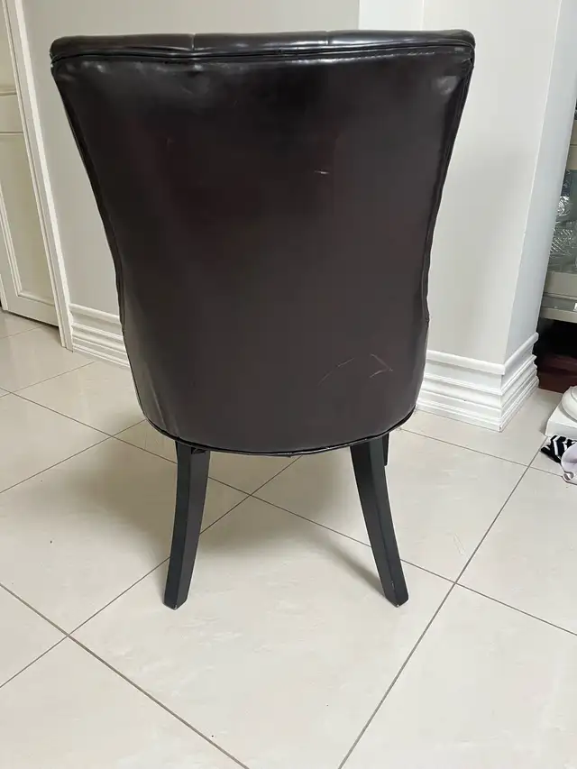 15 Dark Brown Dining Chairs $50 each or $500 for 15 in Chairs & Recliners in Markham / York Region - Image 5