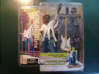 Collectable Jimi Hendrix action figure in sealed display package