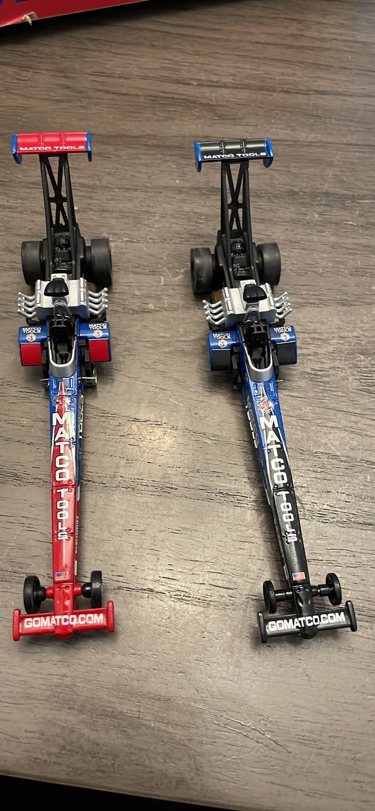2 Autoworld (Matco Tools edition) Top fuel Dragster Slot Cars Arts