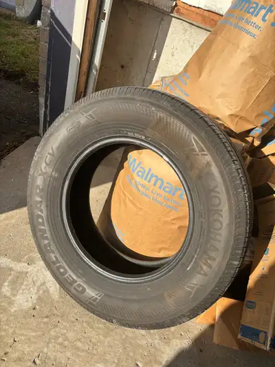 Yokohama Geolandar X-CV all season tires. Take off from my 4Runner with 3000 kms. $600