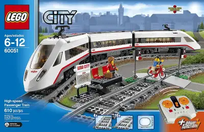 LEGO 60051 City High-Speed Passenger Train. Brand new, never been opened, box has a small hole. Spec...