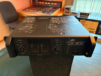 Peavey CS-800 Rackmount Stereo Power Amplifier, View more