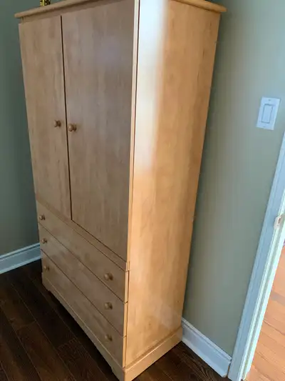 SLIGHTLY USED UPRIGHT DRESSER, View more