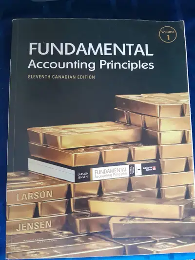 TEXTBOOK : FUNDAMENTAL ACCOUNTING PRINCIPLES, View more