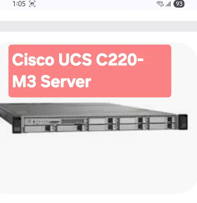 Cisco UCS C220-M3 Server in Servers in City of Toronto - Image 2
