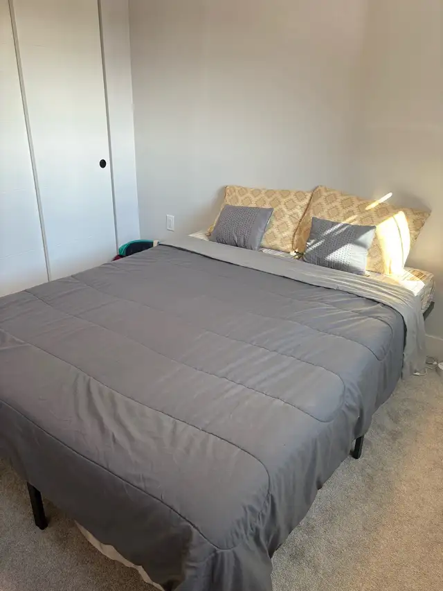 FREE Queen Size Bed Frame and Mattress in Beds & Mattresses in Delta/Surrey/Langley - Image 2