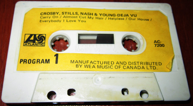 Cassette Tape :: Crosby, Stills, Nash & Young – Déjà Vu in CDs, DVDs & Blu-ray in Hamilton - Image 4
