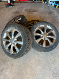 4 Seasons Tires with high end Infinity Original aluminum rim.