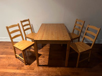 Ensemble table et chaises Ikea Jokkmokk