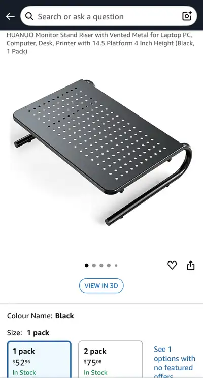 NEW monitor stand, View more