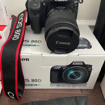 Brand new canon camera with accessories. Never used. Everything you see in the pictures is included.