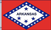Arkansas, U.S.A. Flag