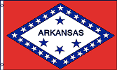 Arkansas, U.S.A. Flag, View more