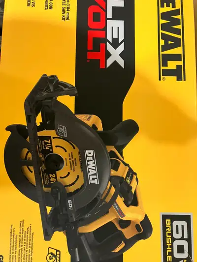 Dewalt Flex Volt 7-1/4” Worm Drive Saw., View more