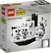 BRAND NEW SEALED LEGO Ideas Steamboat Willie SET 21317 Retried