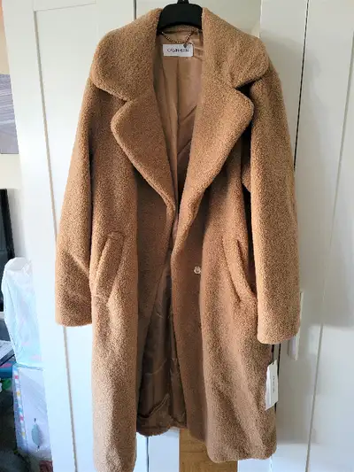 Calvin Klein Women's Oversized Plaid Coat Sz Small, View more