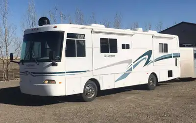 2002 Motorhome with 74,750 miles. Owned for the last 6 years and used to travel to kids rodeo events...
