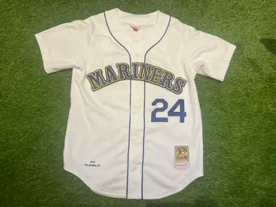 AUTHENTIC MITCHELL & NESS SEATTLE MARINERS GRIFFY JR JERSEY, View more