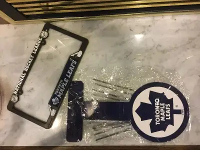 Maple Leaf license plate n Bumper Hangers New, View more