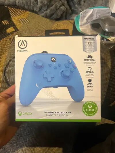 PowerA Wired Controller for Xbox Series X/S Blue - OPEN BOX, View more