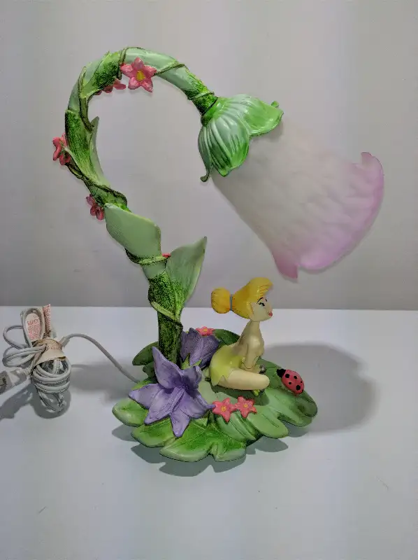Disney Tinker Bell Lamp Hampton Bay 2004 in Indoor Lighting & Fans in Oakville / Halton Region - Image 4