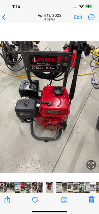 Gas pressure washer