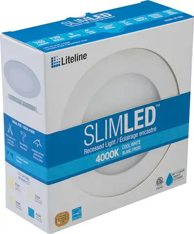 Slim LED Downlight 4″ Round Light Fixture, View more