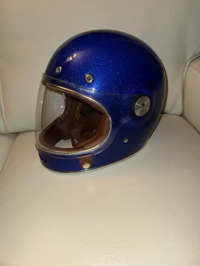 Bell Bullet Helmet – Metallic Blue – Medium, View more