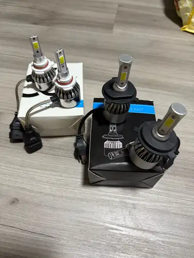 New with fans led headlight bulbs and HID. 6000k white 36 watts 16000 lumens. All LED and HID $20 a...