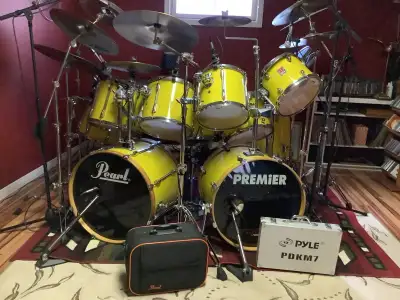 Drums, 11 piece drum kit, View more