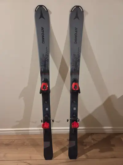 Atomic Maverick skis 130 cm with Atomic Hawxs boots size Jr 3, View more