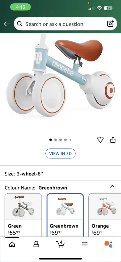 Allobebe balance bike , View more