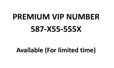 Premium VIP number available, View more
