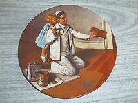 Norman Rockwell Plate - 'The Painter'