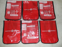 6 LULULEMON ATHLETICA SHOPPERS WORKOUT LUNCH SMALL TOTE BAGS NEW