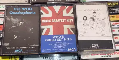 The Who Quadrophenia By Numbers Greatest Hits Cassette Album Lot, View more