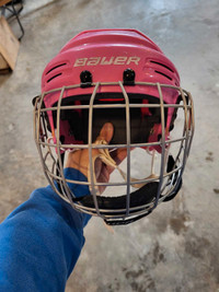 Youth Small Pink Hockey Helmet