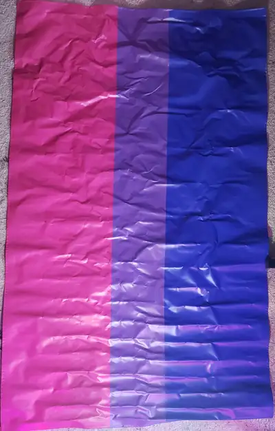 Full Size Vinyl Bisexual Pride Flag, View more